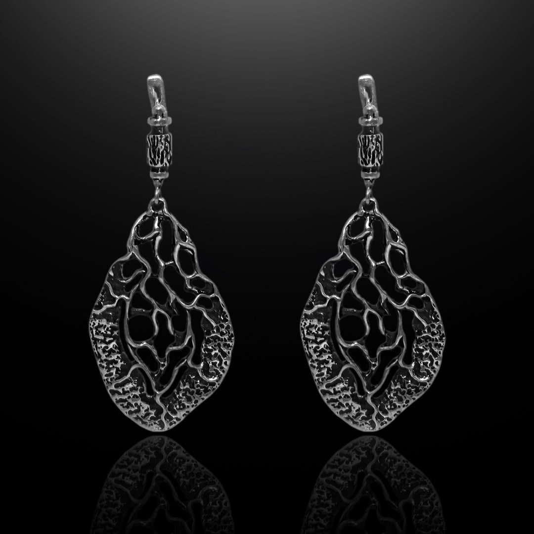 Silver Earring - Ancient Roots