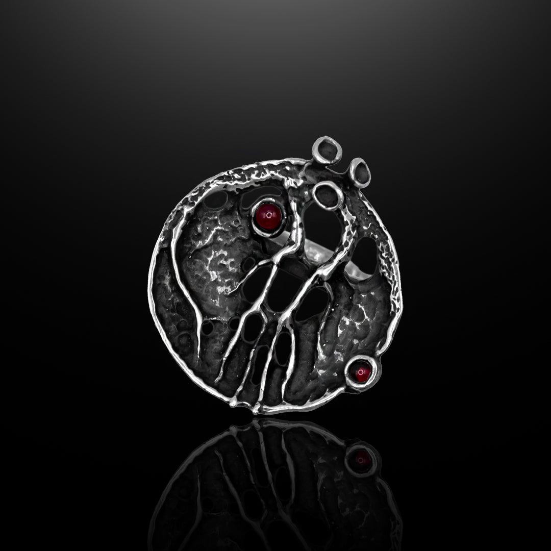 Silver Ring - Vein of Life