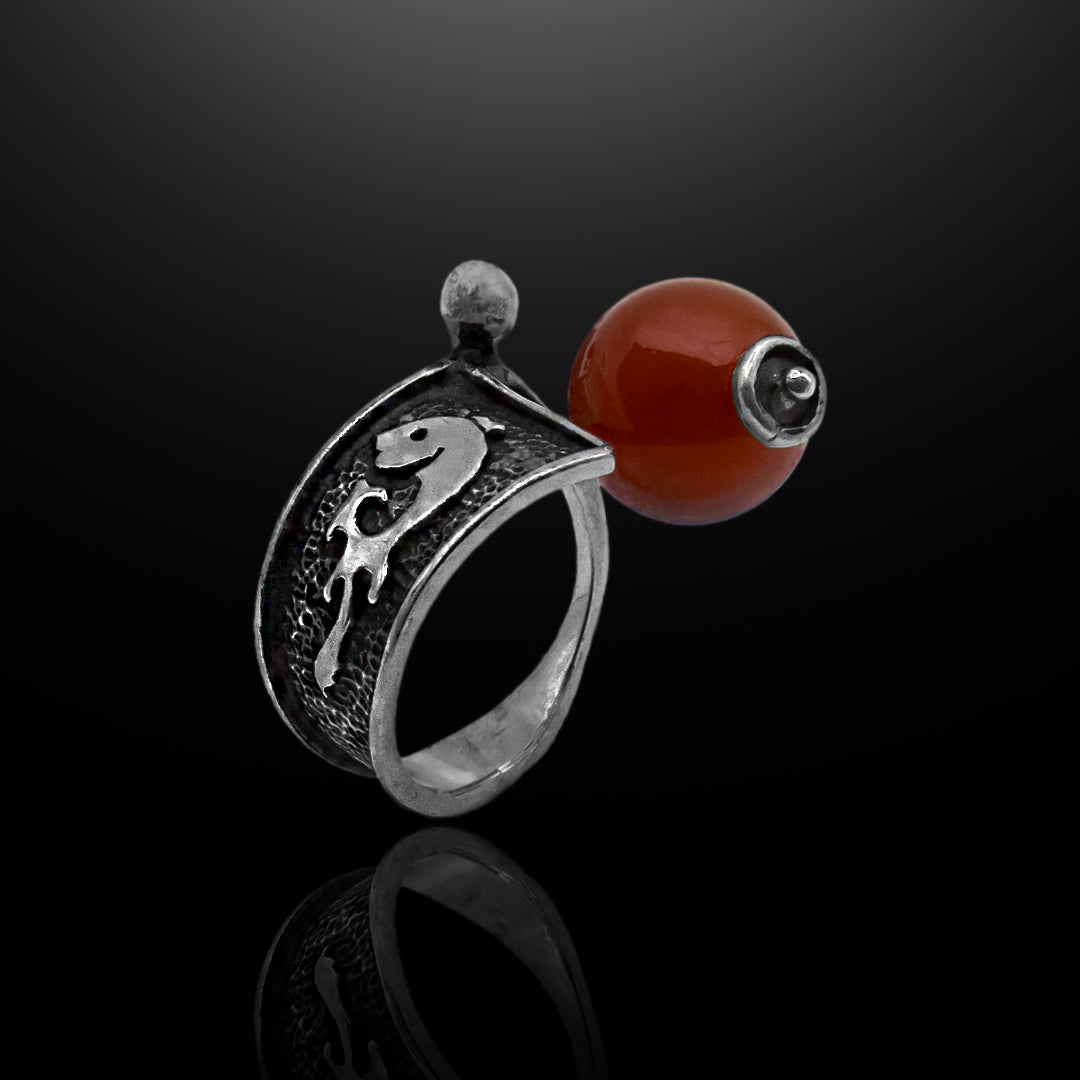 Silver Ring - Draconic Echo