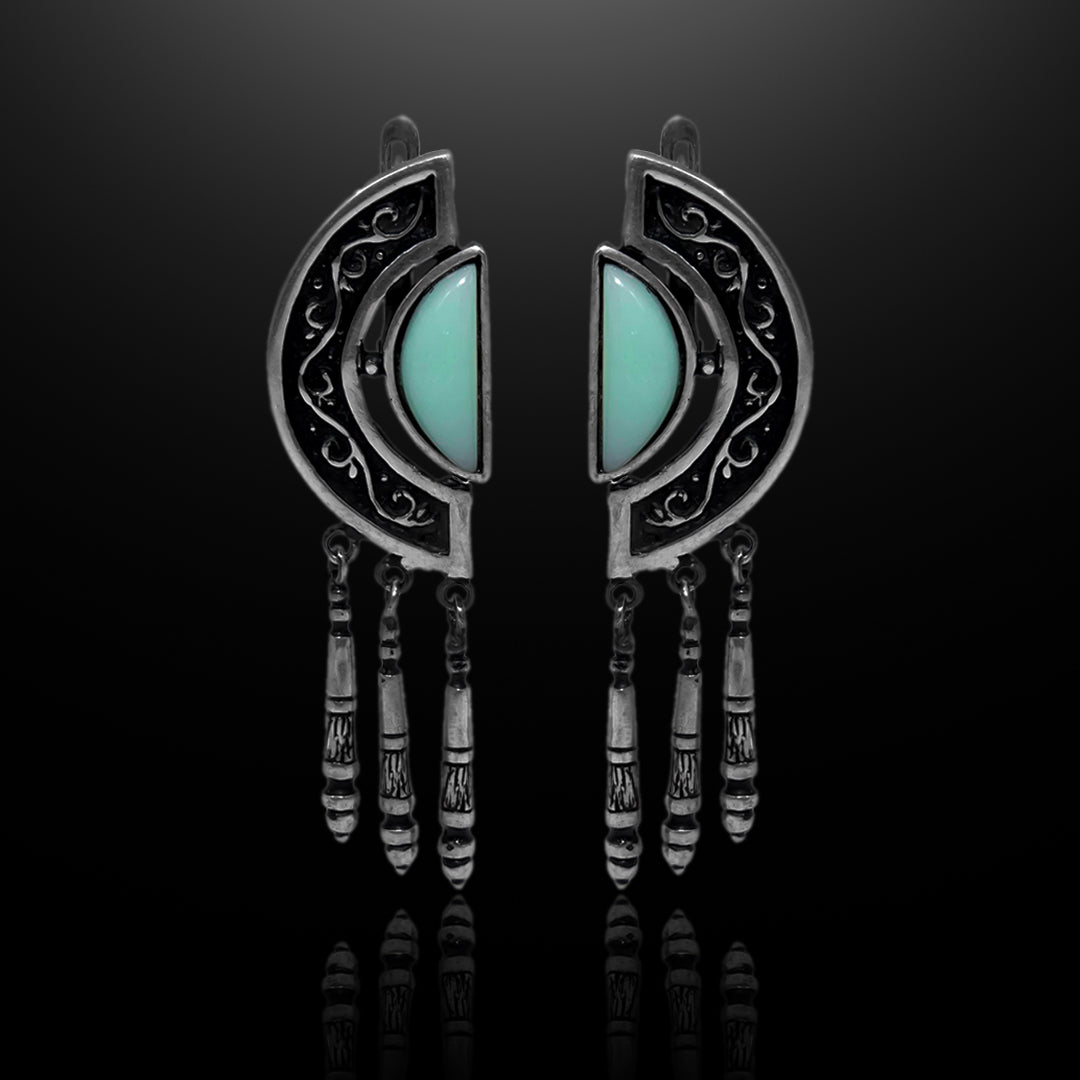 Silver Earrings - Lunar Reflections