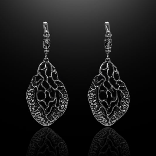 Silver Earring - Ancient Roots