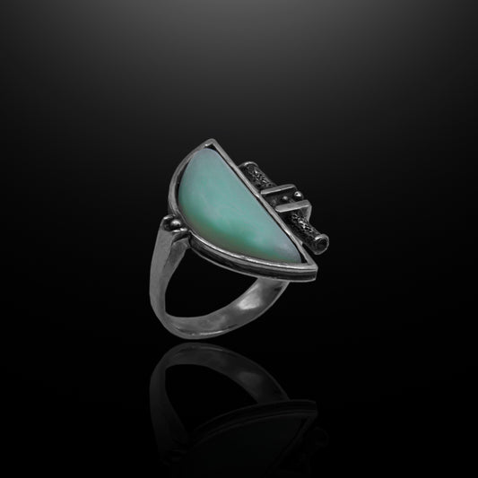 Silver Ring - Moonstone