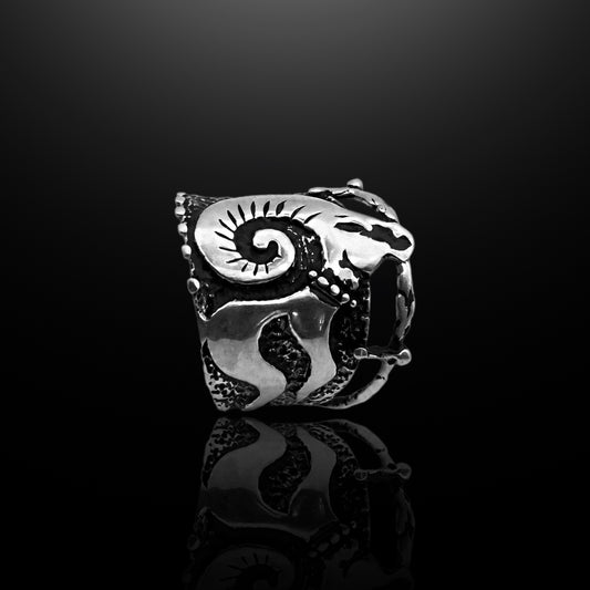 Silver Ring - Guardian of the Peaks